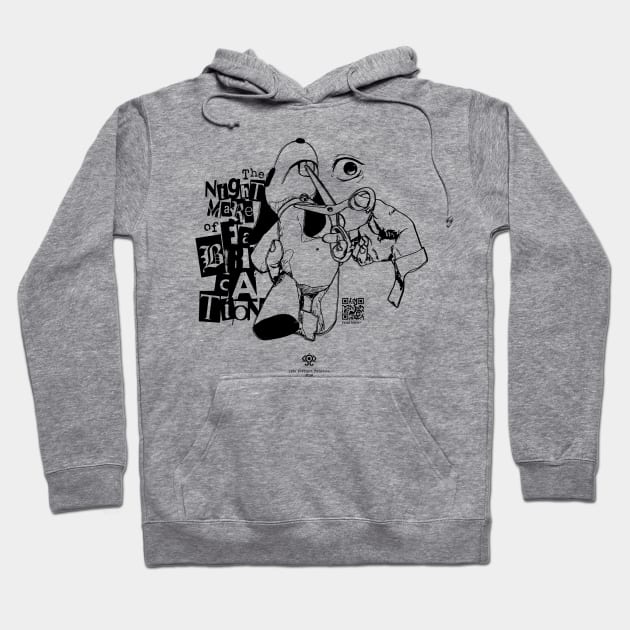 QR The Nightmare of Fabrication Lain Editar Serial Experiments Lain Hoodie TeePublic